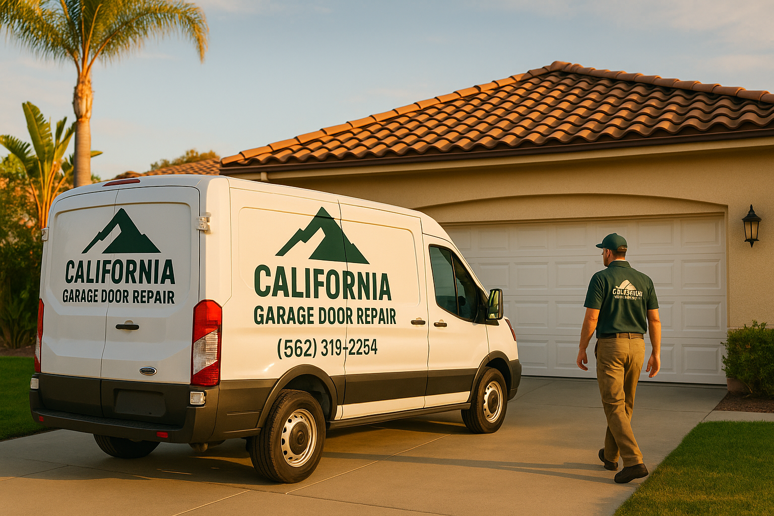 Garage door services in Downey, CA