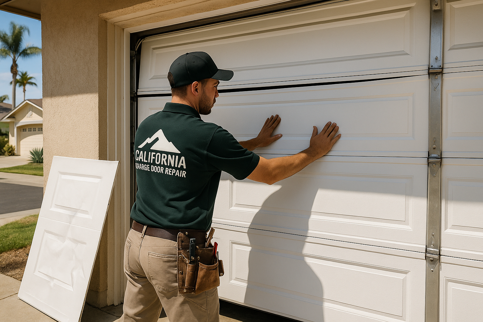 Garage Door Panel Replacement in Downey