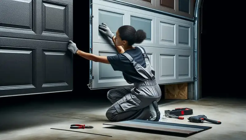 Garage Door Panel Replacement in Clearwater