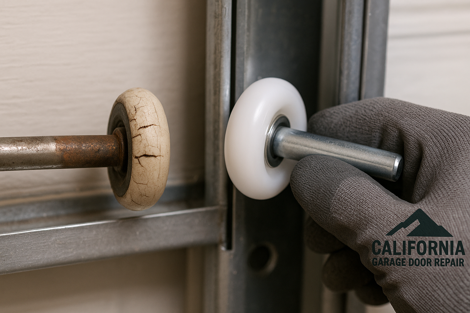 Garage Door Roller Replacement in Downey