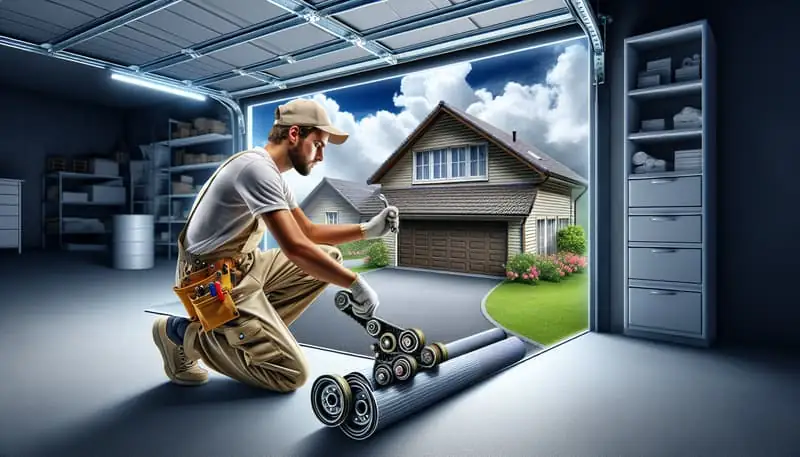 Garage Door Roller Replacement in Downey