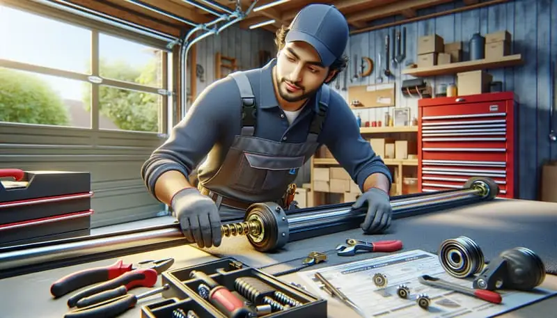 Garage Door Roller Replacement in Morton
