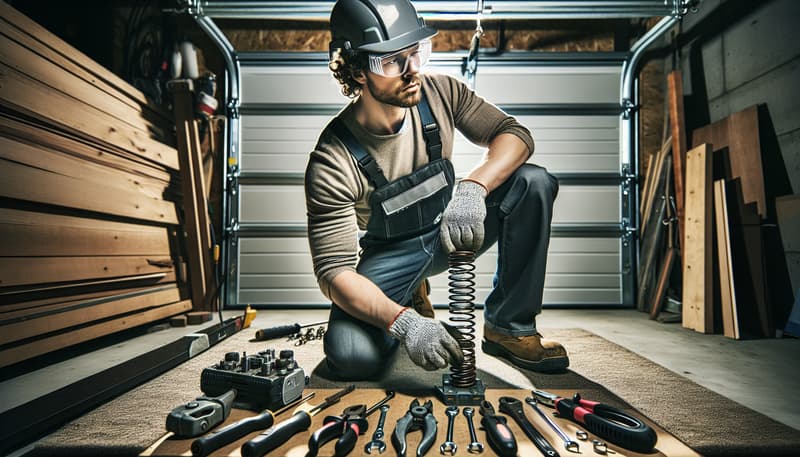 Garage Door Spring Repair in Downey