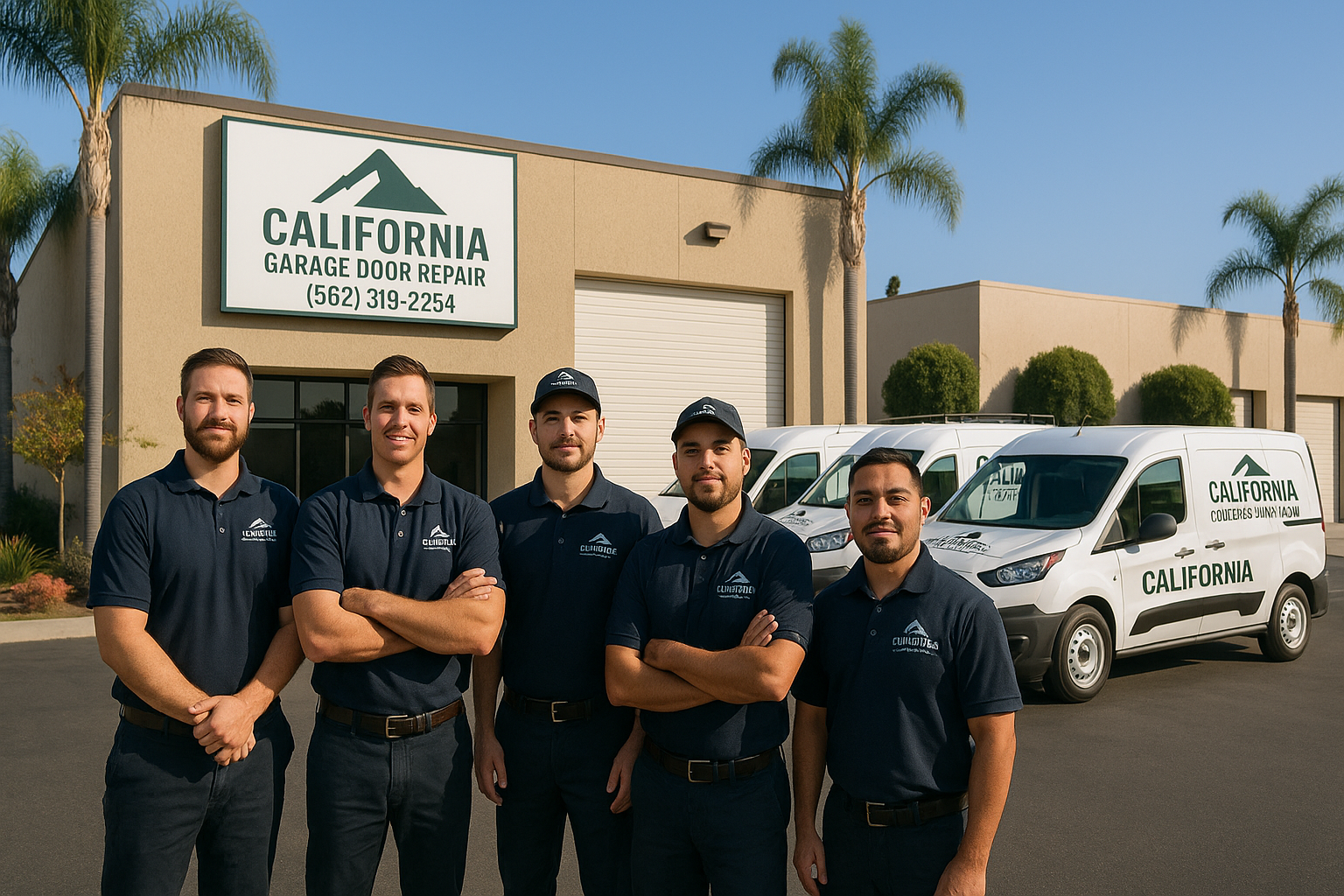 Professional garage door service in Downey