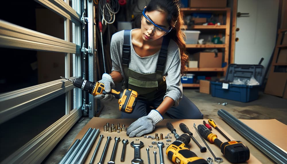 Garage door work in Downey