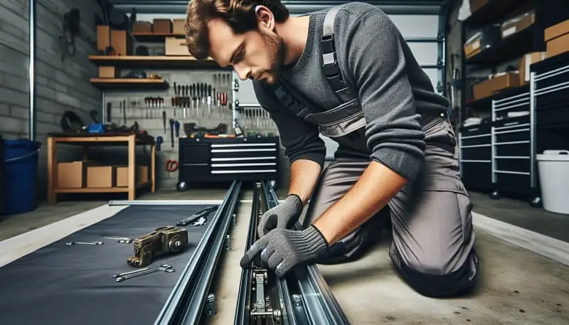 Garage Door Track Repair — La Palma
