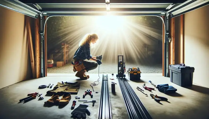 Garage Door Track Repair — Studebaker